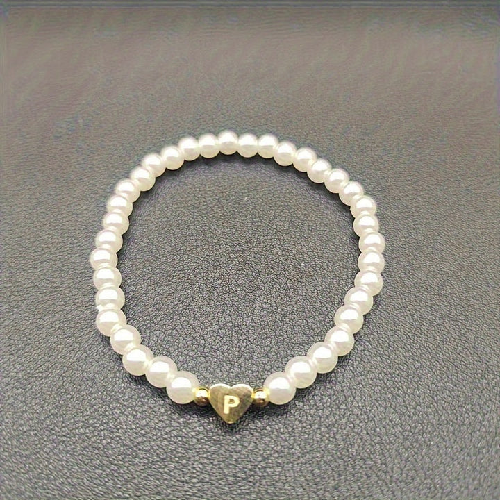 A-Z Heart Initial Bracelet