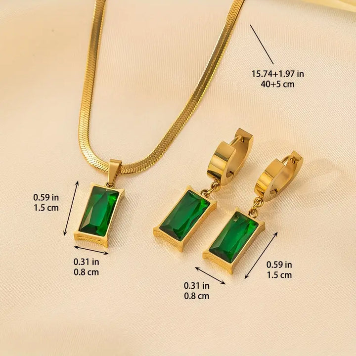 Elegant Iselotte Verdain Gold Jewellery Set