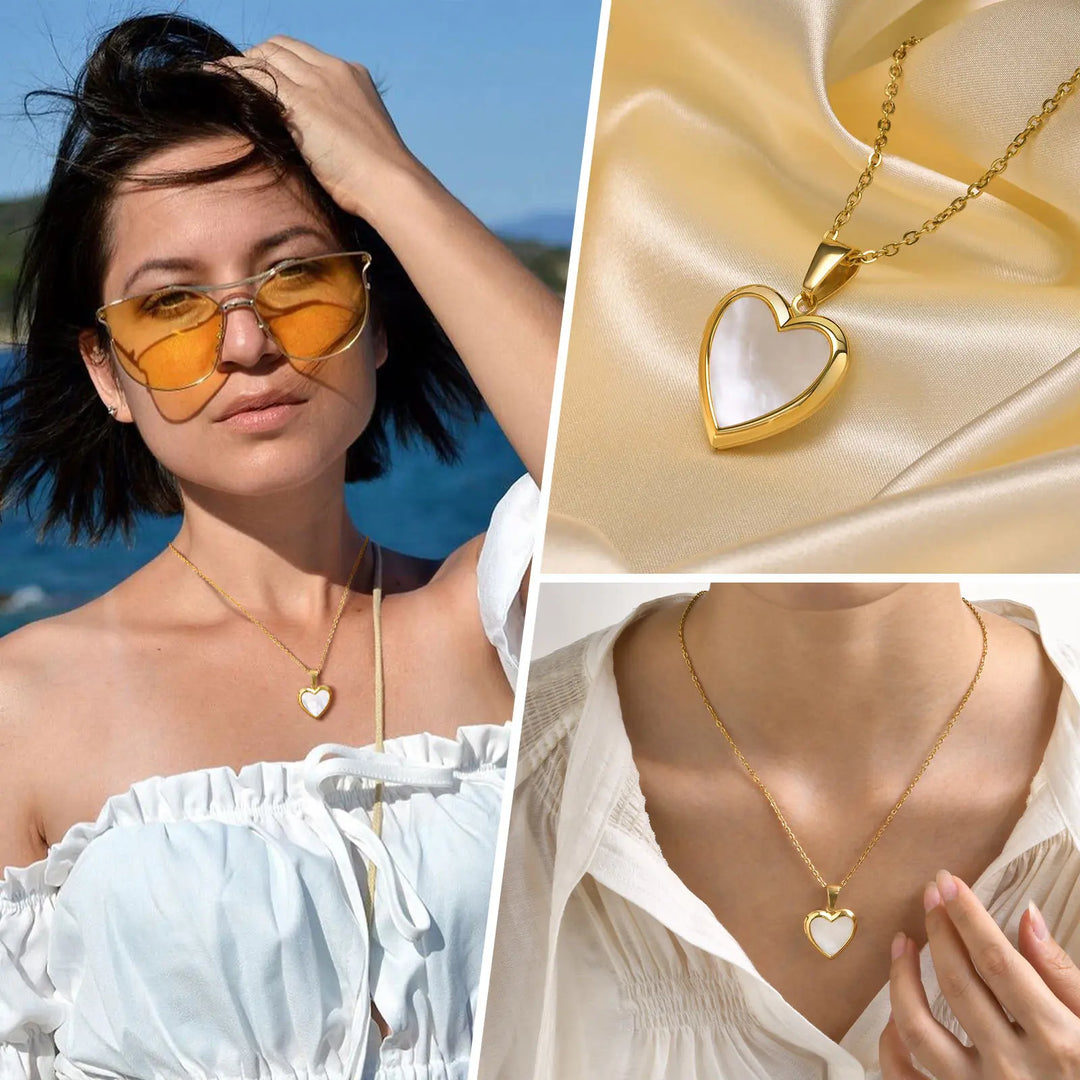 Sophisticated Stainless Steel Heart Photo Locket