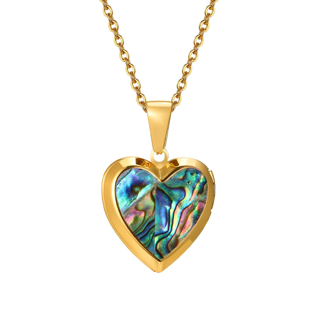 Sophisticated Stainless Steel Heart Photo Locket