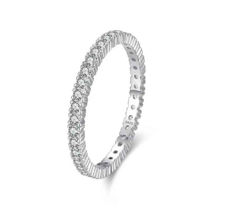 Shining Minimalist Eternity Ring